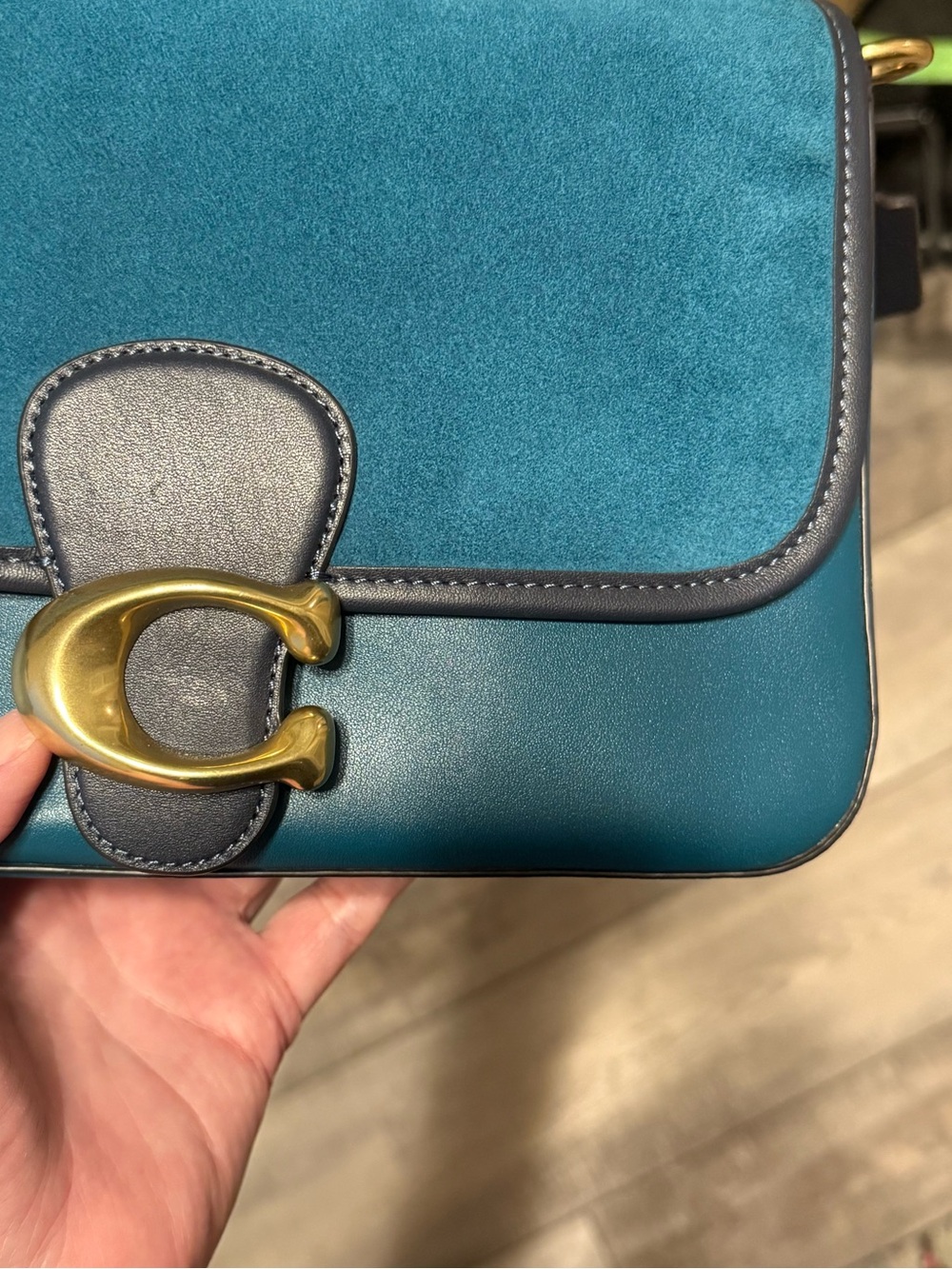 Coach Soft Tabby and Wallet Teal - Picture 11 of 12